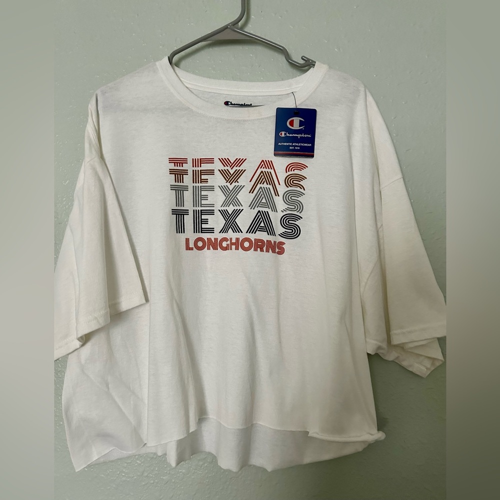 Champion Texas Longhorns Women’s Retro Boyfriend Crop Tee